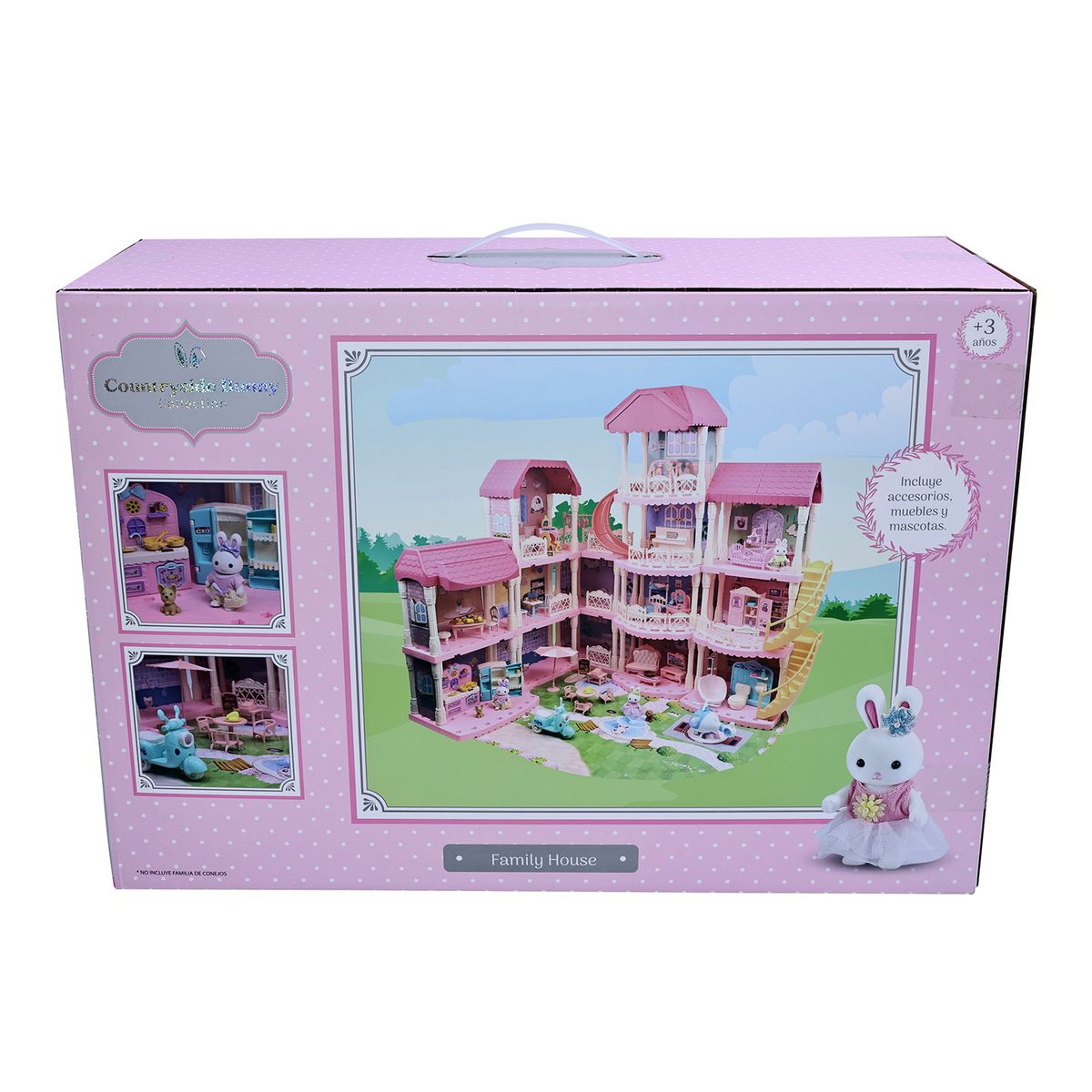 KIDS N PLAY - Set de Juego Mansión del Conejo