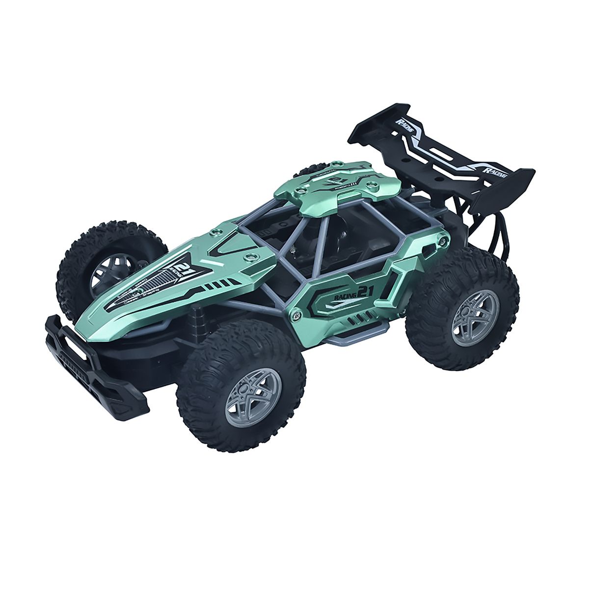 KIDS N PLAY - Juguete Auto Con Timón 1:18 Verde Rally