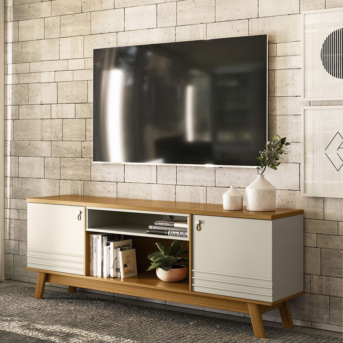 BASEMENT HOME - Mesa De Tv Colorado 75"