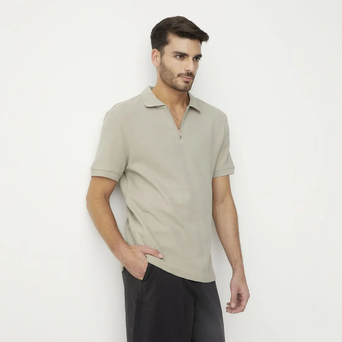 BASEMENT - Polo Algodón Casual Regular Fit Hombre Basement