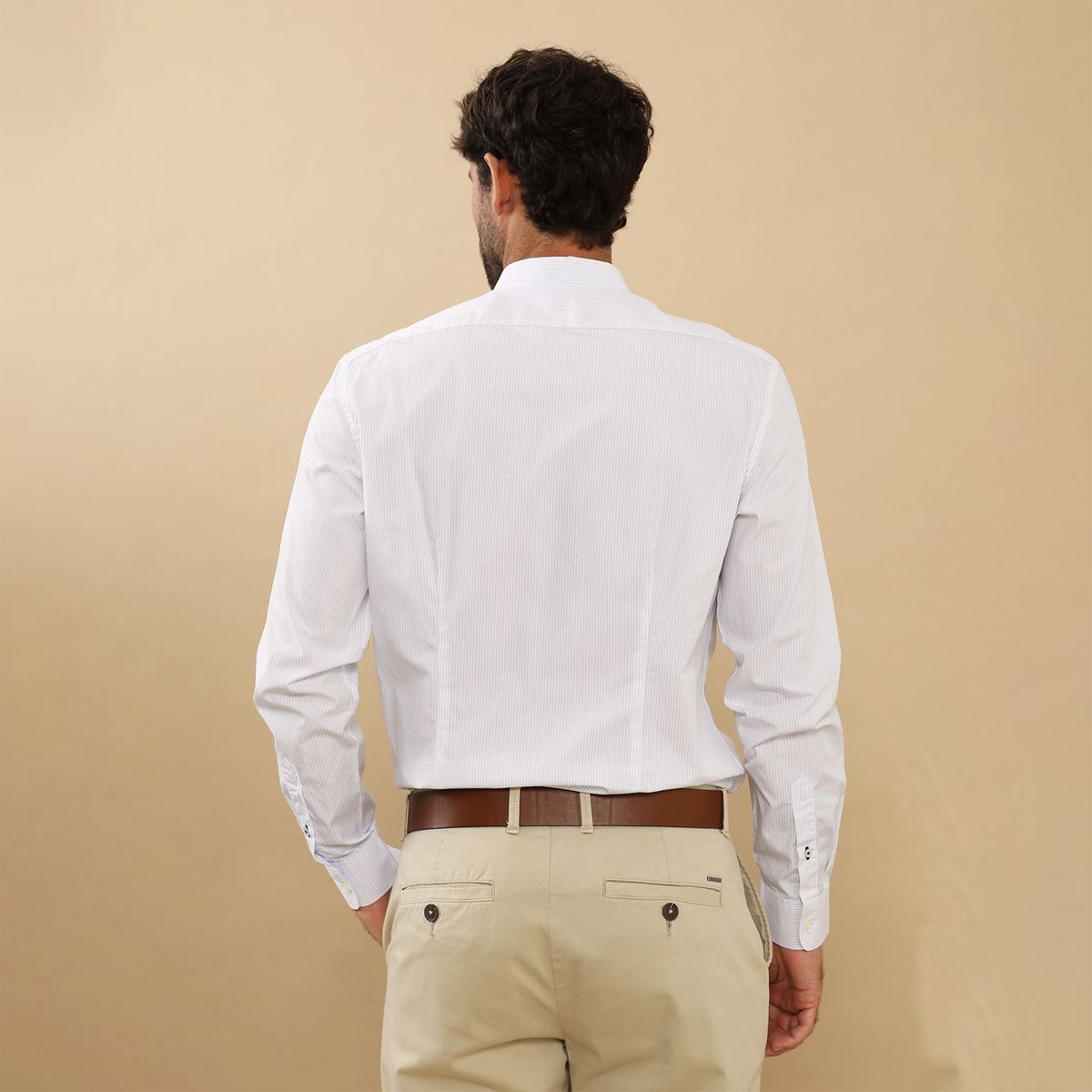 WOLF&HANK - Camisa 100% Algodón Casual Hombre Wolf&hank