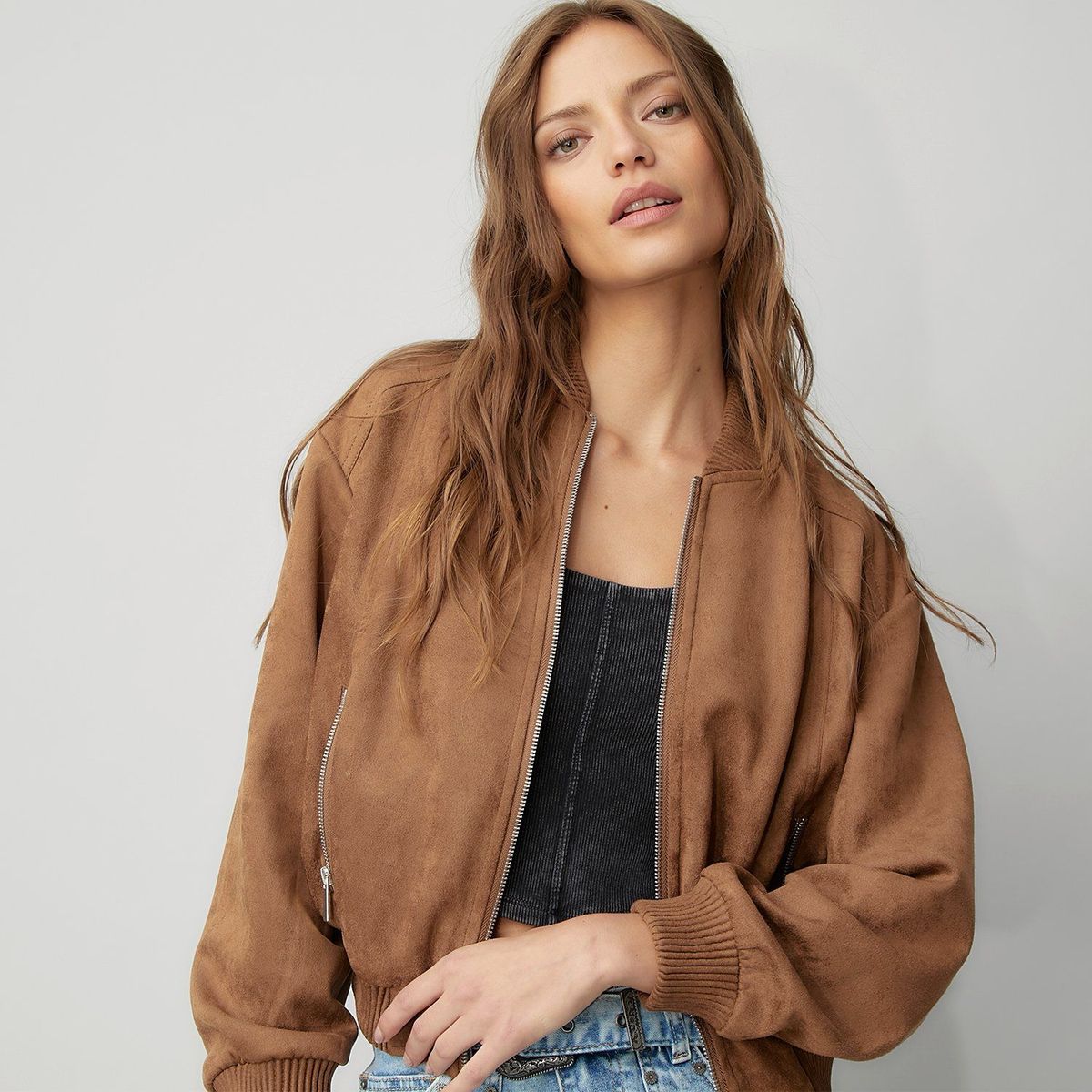 DENIMLAB - Casaca Bomber Mujer Denimlab