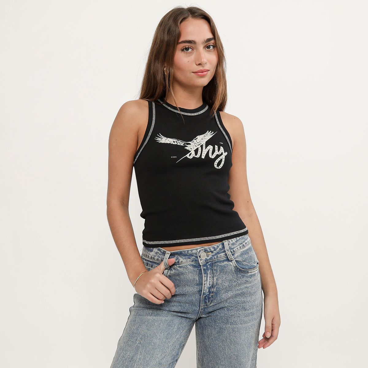 DENIMLAB - Polo Sin Mangas Mujer Denimlab