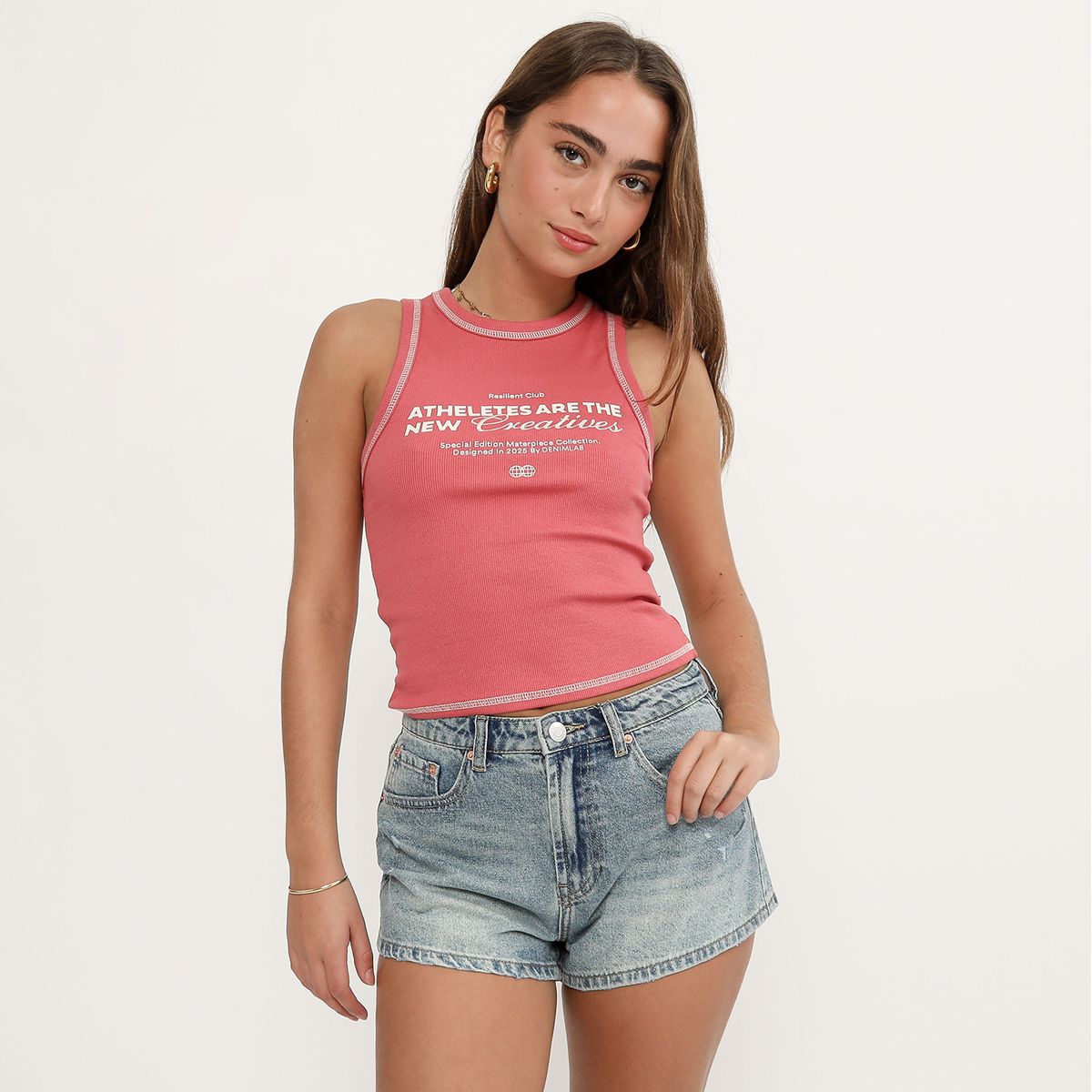 DENIMLAB - Polo Sin Mangas Mujer Denimlab