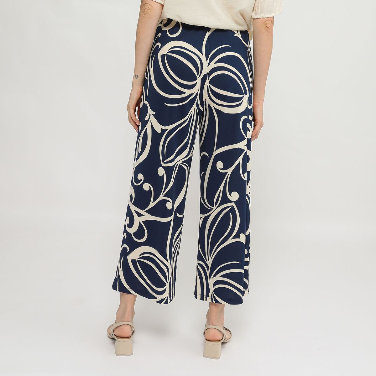 STEFANO COCCI - Pantalón Fluido Tiro Alto Mujer Stefano Cocci