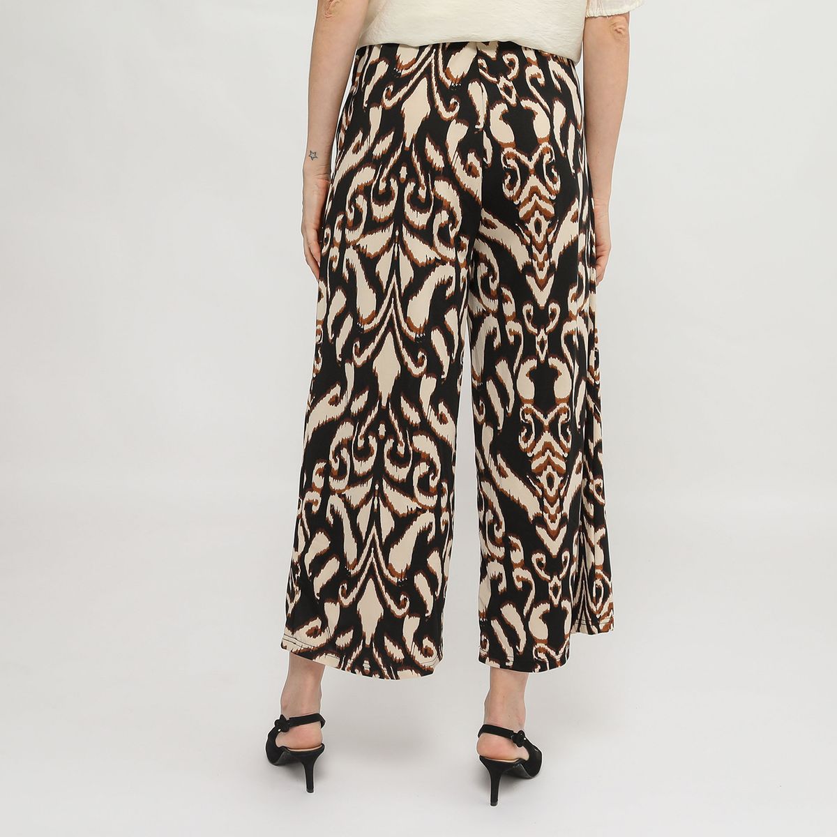 STEFANO COCCI - Pantalón Fluido Tiro Alto Mujer Stefano Cocci