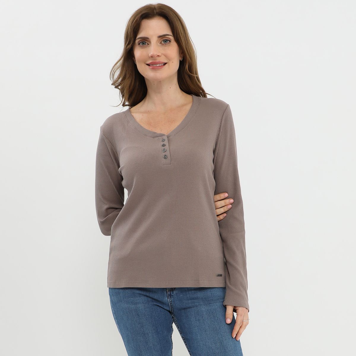 NEWPORT - Polo Manga Larga Mujer Newport