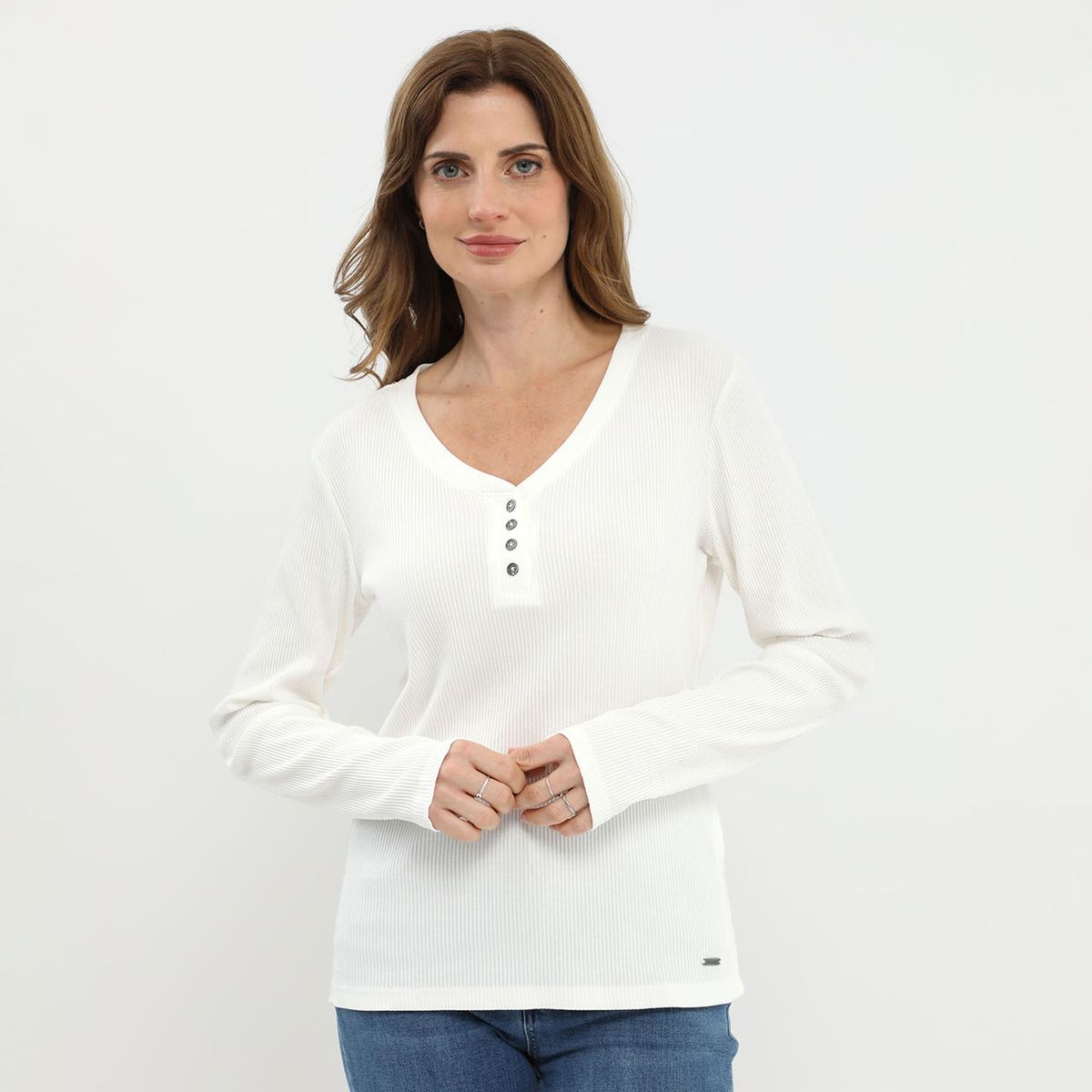 NEWPORT - Polo Manga Larga Mujer Newport