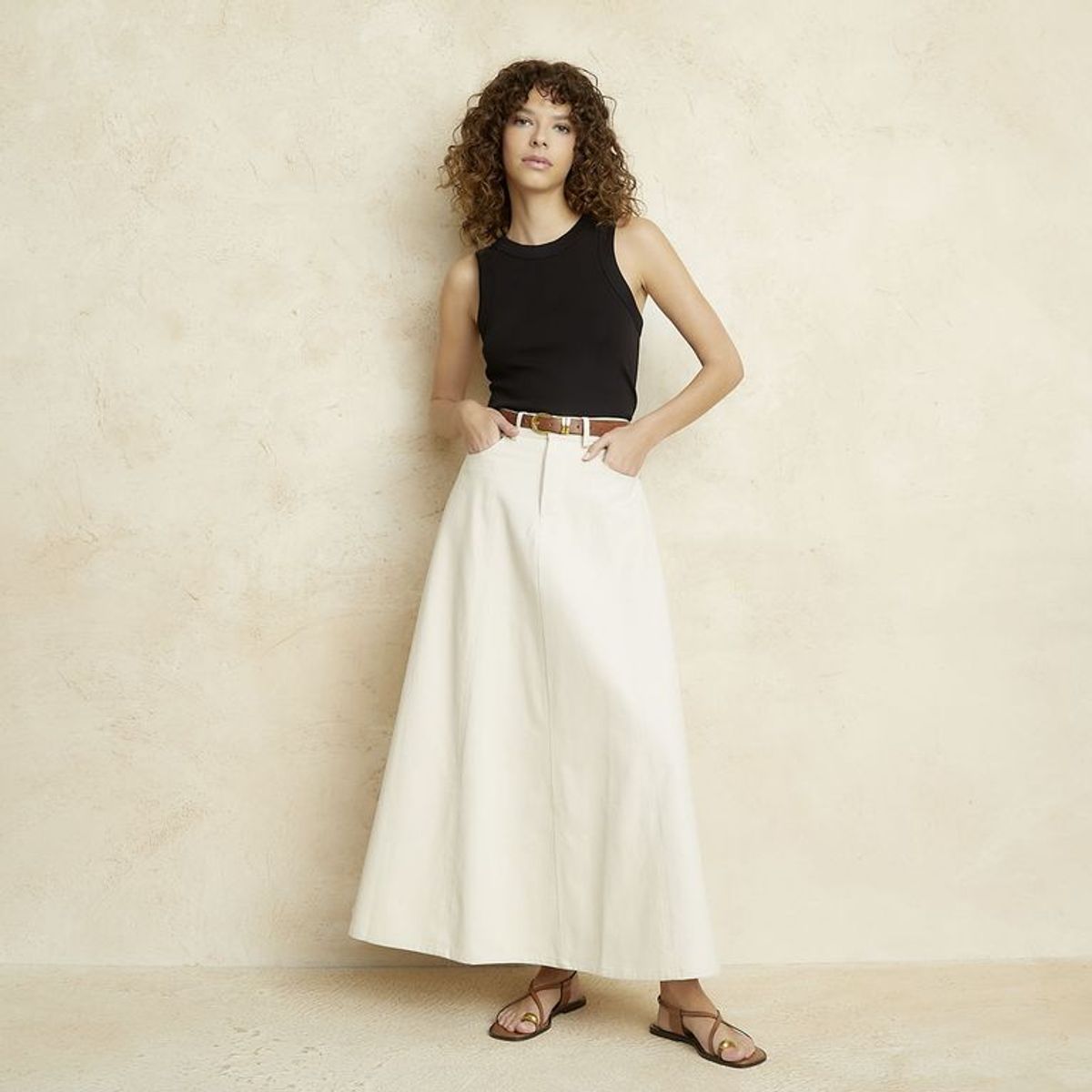 BASEMENT - Falda Larga Mujer Basement