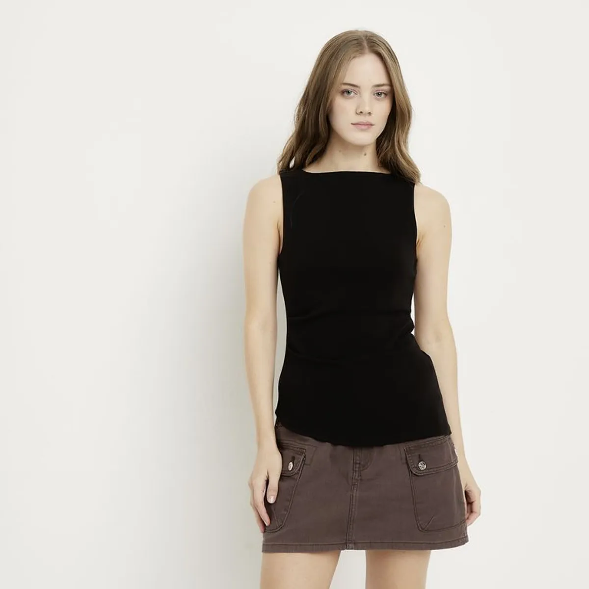 SYBILLA - Polo Sin Mangas Mujer Sybilla