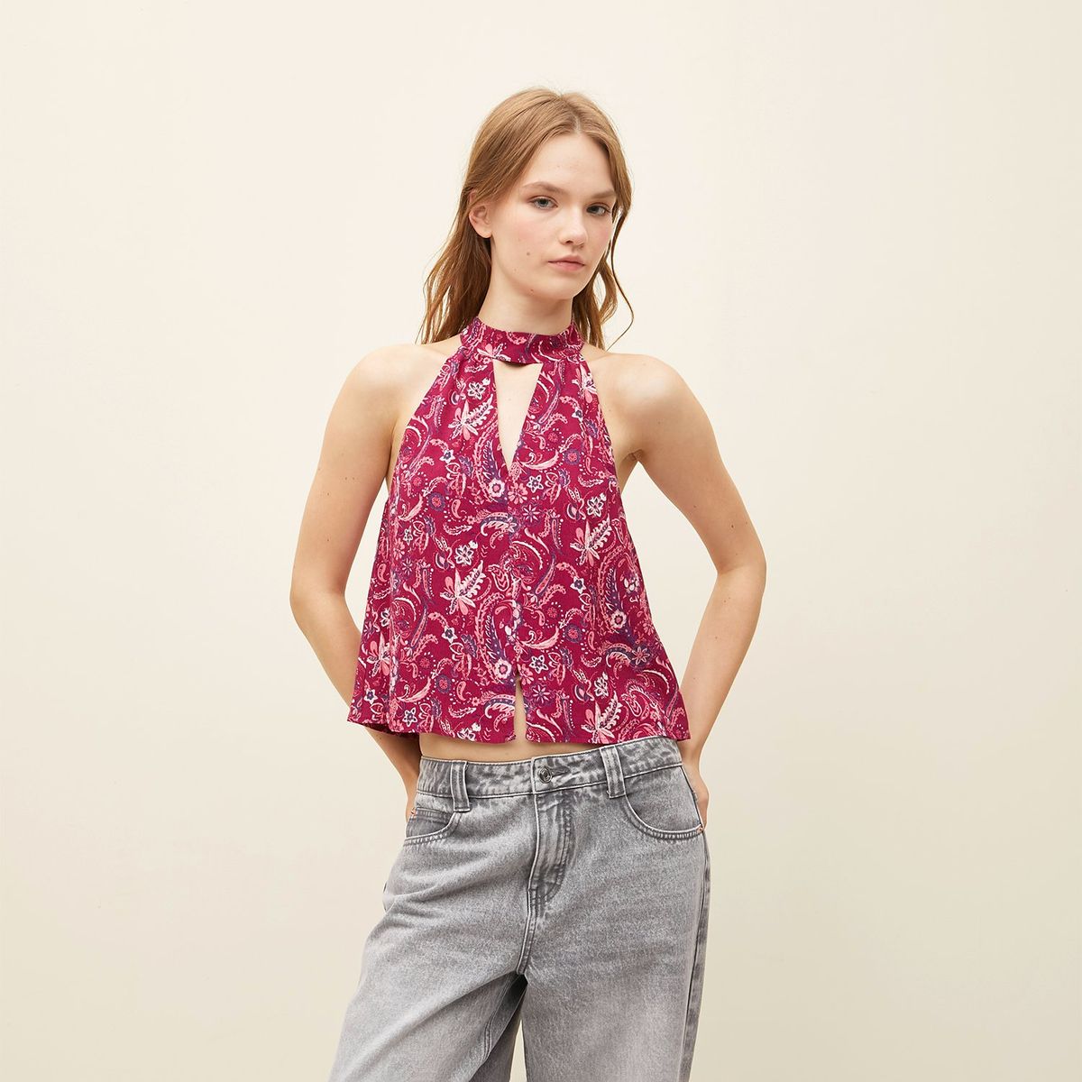 SYBILLA - Blusa Casual Mujer Sybilla