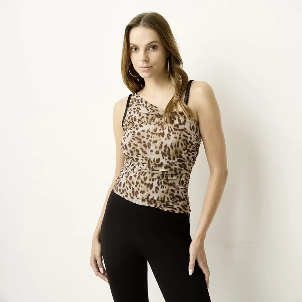 MOSSIMO - Polo Asimétrico Mujer Mossimo