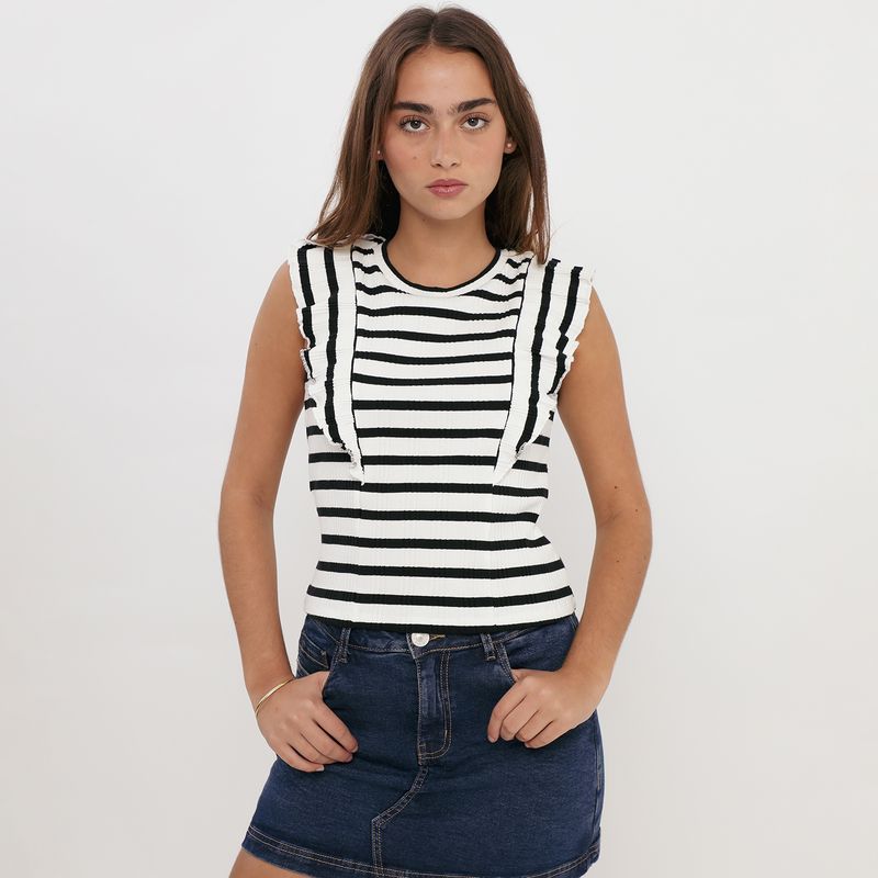 DENIMLAB - Polo Sin Mangas Mujer Denimlab