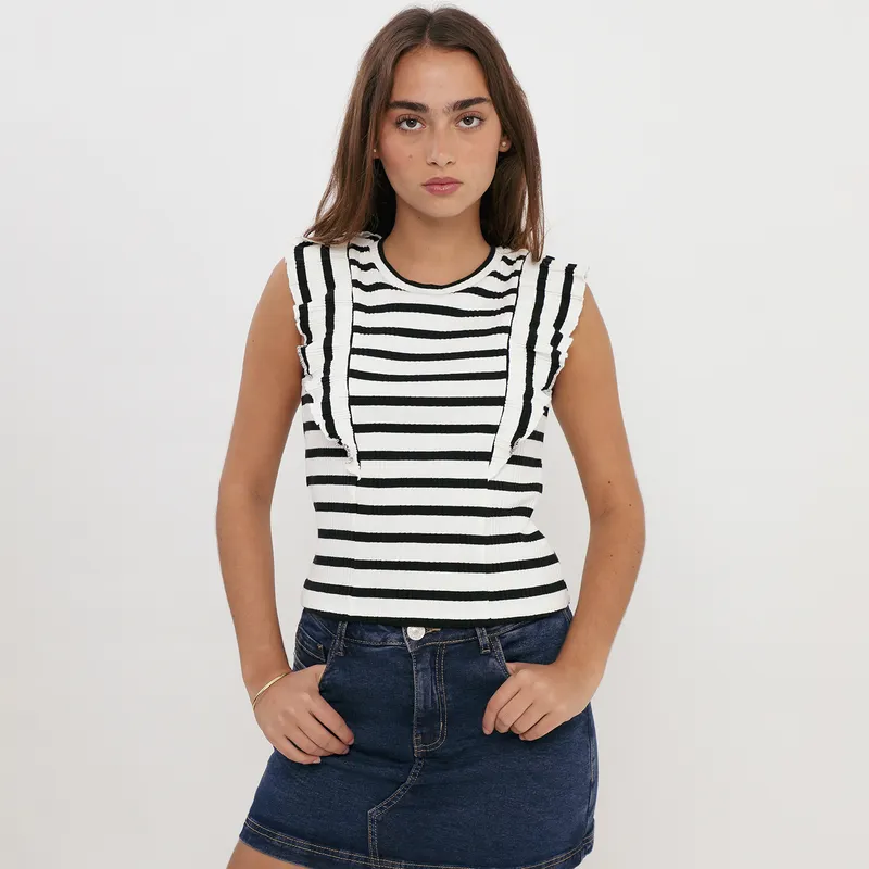 DENIMLAB - Polo Sin Mangas Mujer Denimlab