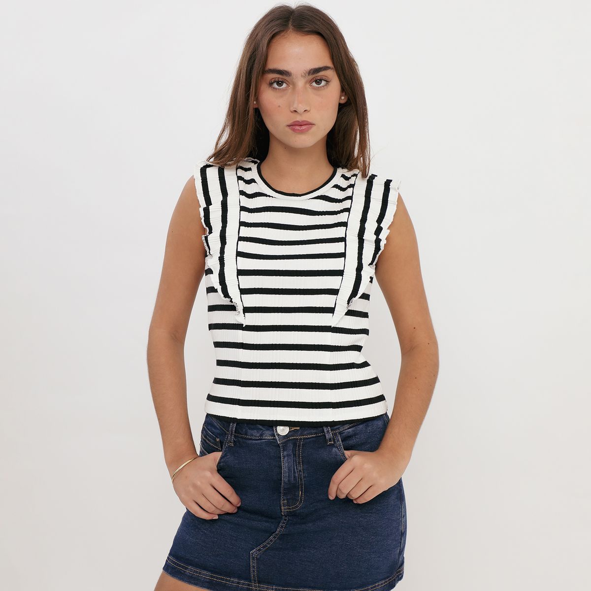 DENIMLAB - Polo Sin Mangas Mujer Denimlab