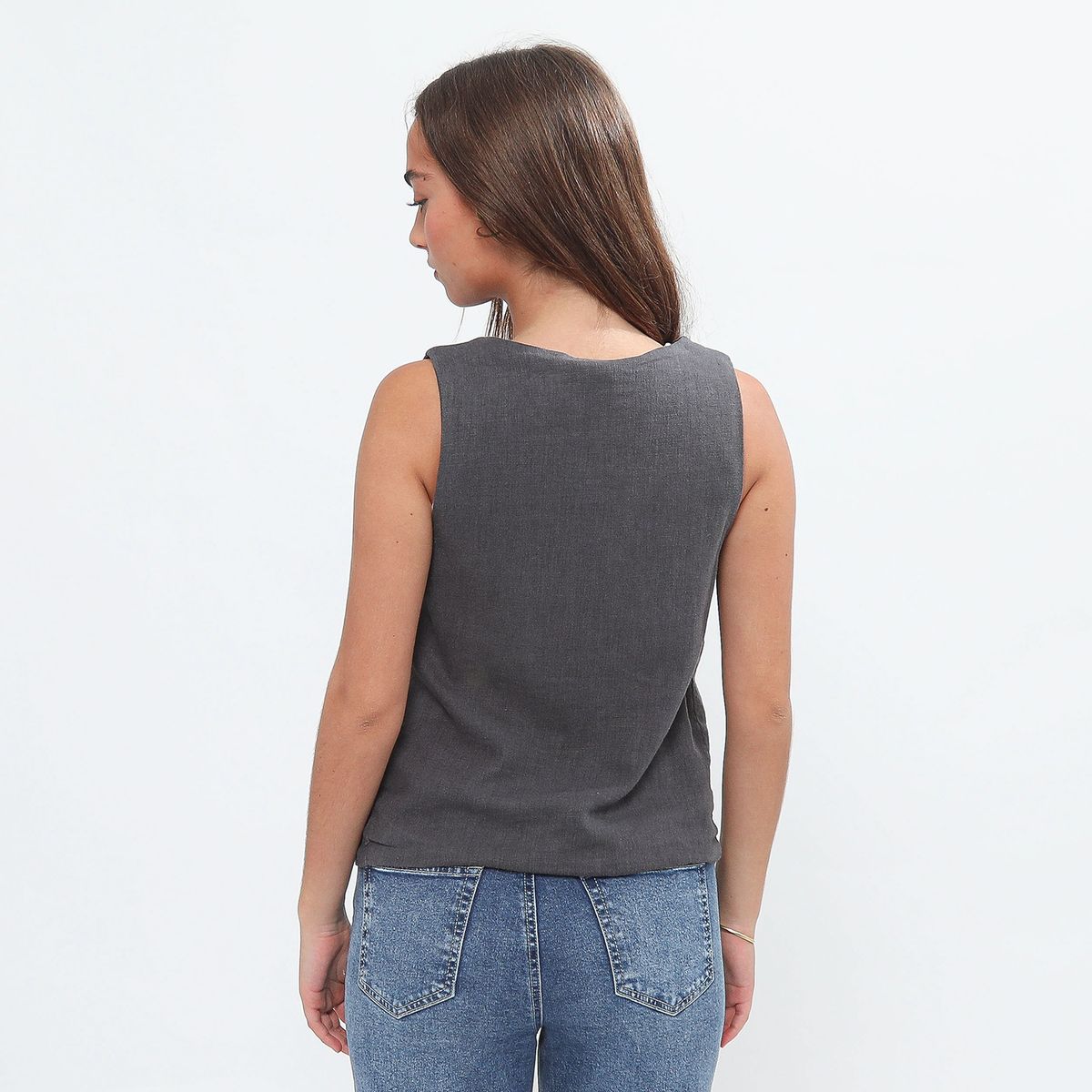 DENIMLAB - Chaleco Asimétrico Mujer Denimlab