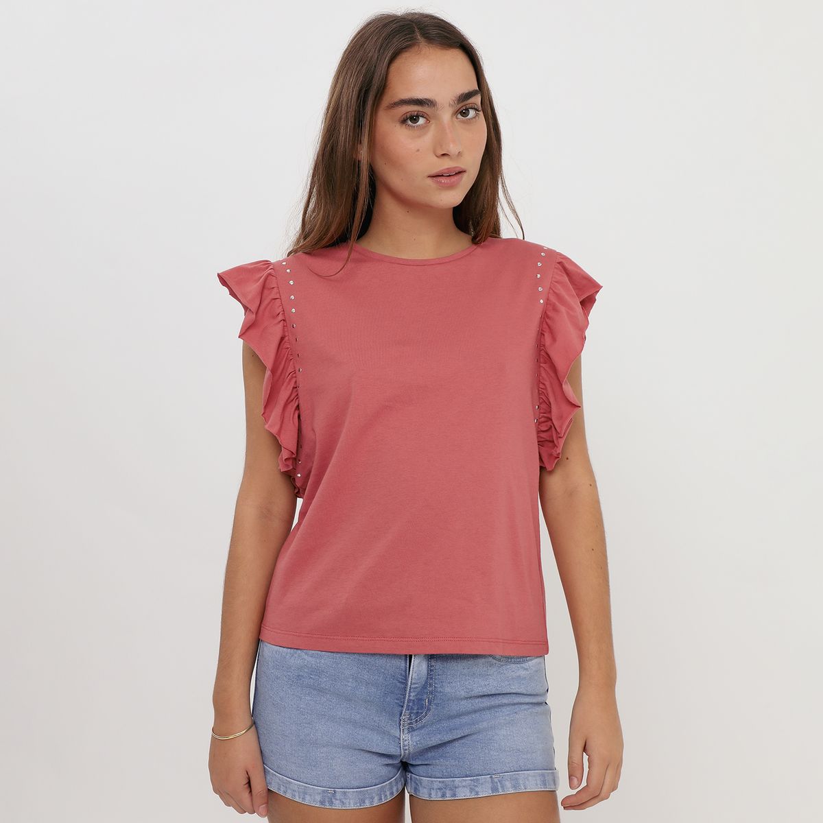 DENIMLAB - Polo Manga Corta Mujer Denimlab