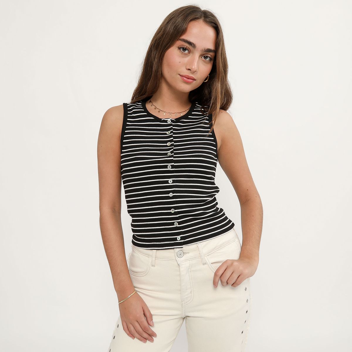 DENIMLAB - Polo Sin Mangas Mujer Denimlab