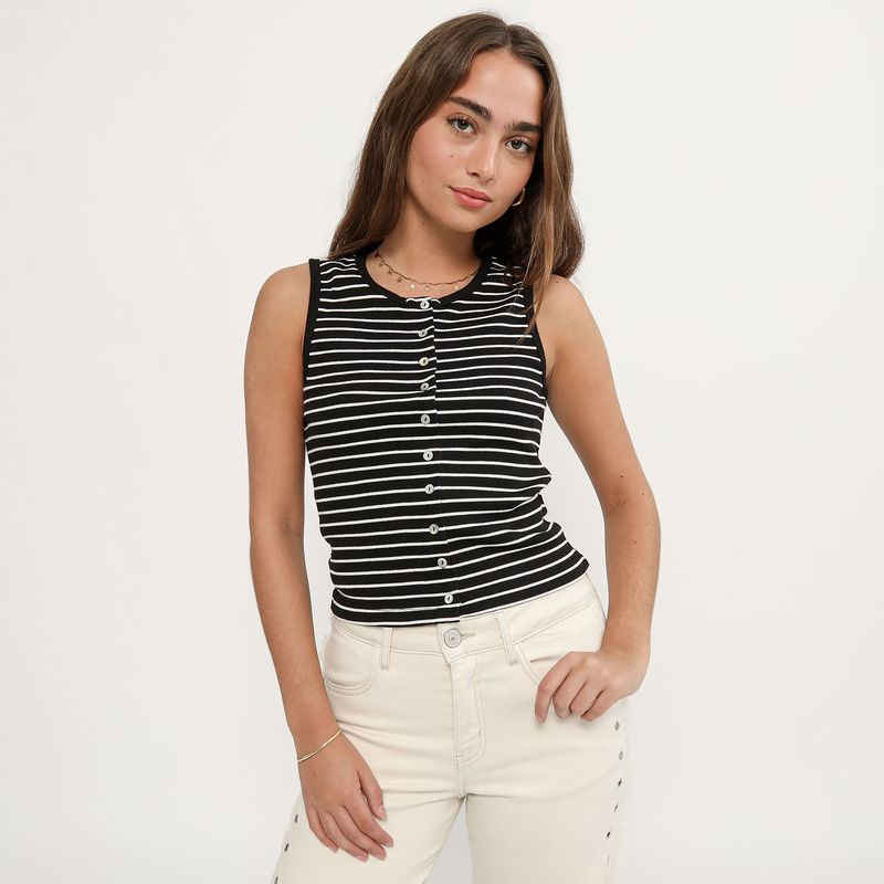 DENIMLAB - Polo Sin Mangas Mujer Denimlab