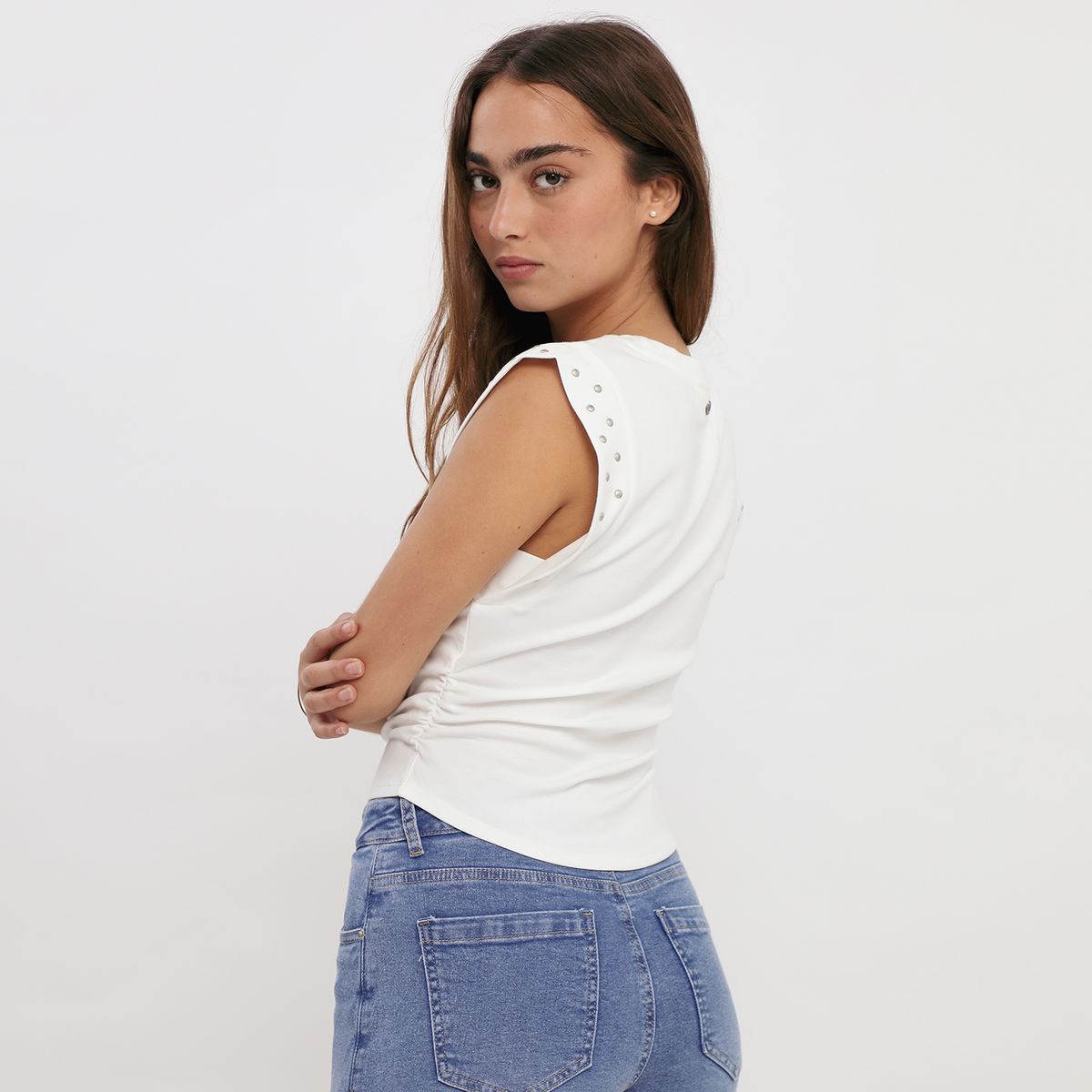 DENIMLAB - Polo Sin Mangas Mujer Denimlab