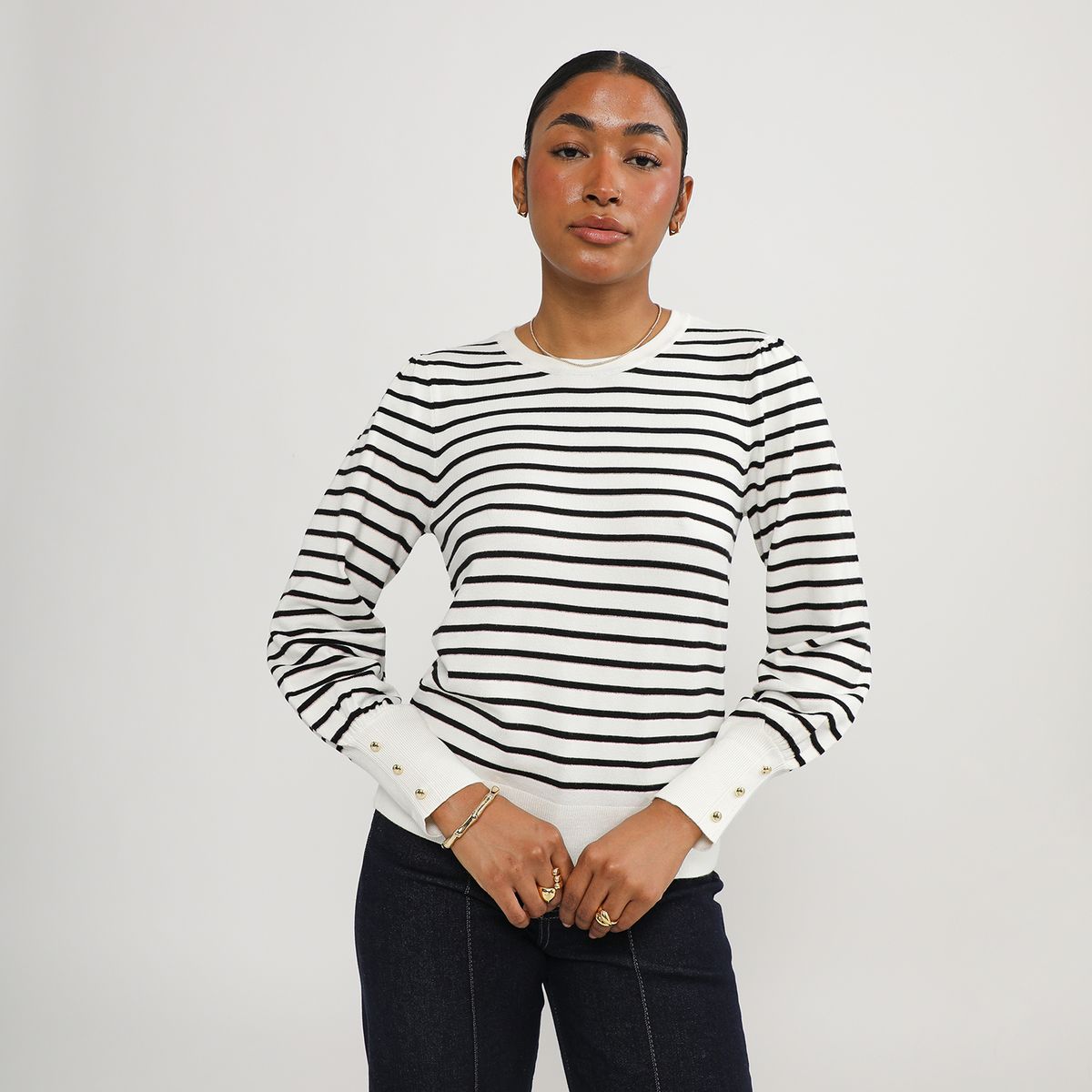 BASEMENT - Chompa Manga Larga Mujer Basement