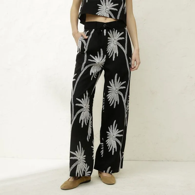 BASEMENT - Pantalón Culotte Mujer Basement