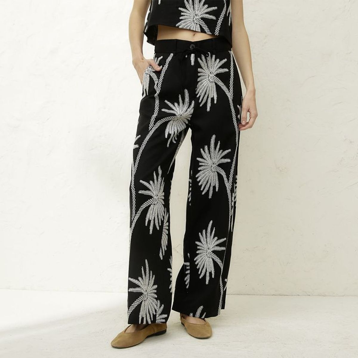 BASEMENT - Pantalón Culotte Mujer Basement