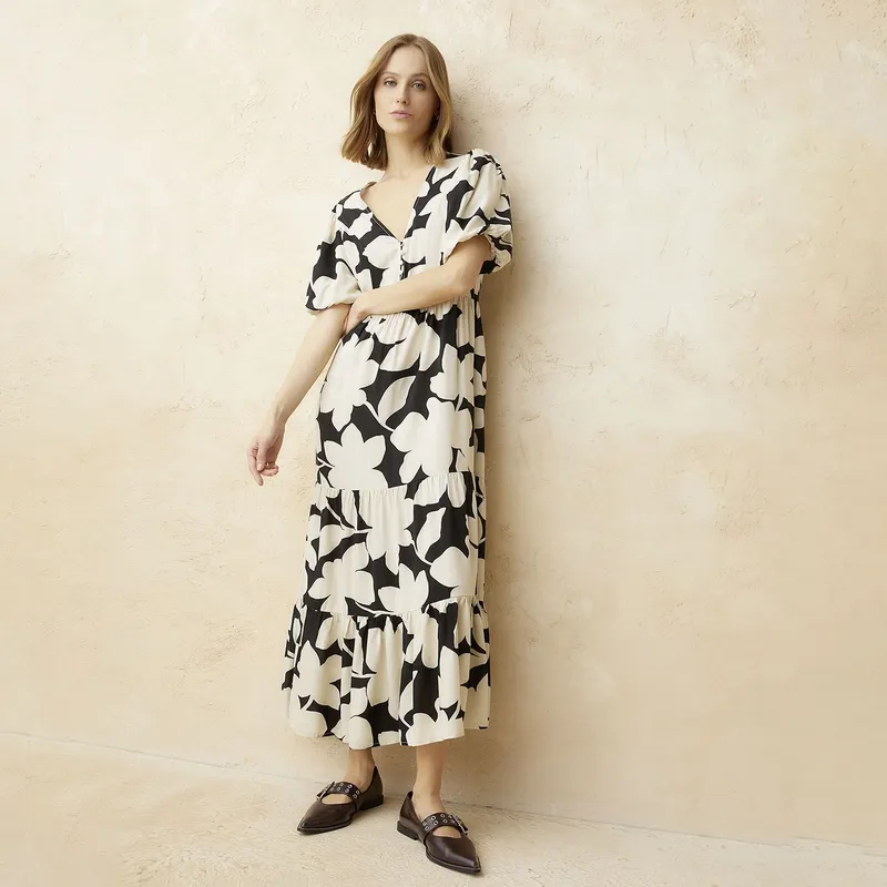 BASEMENT - Vestido Largo Mujer Basement