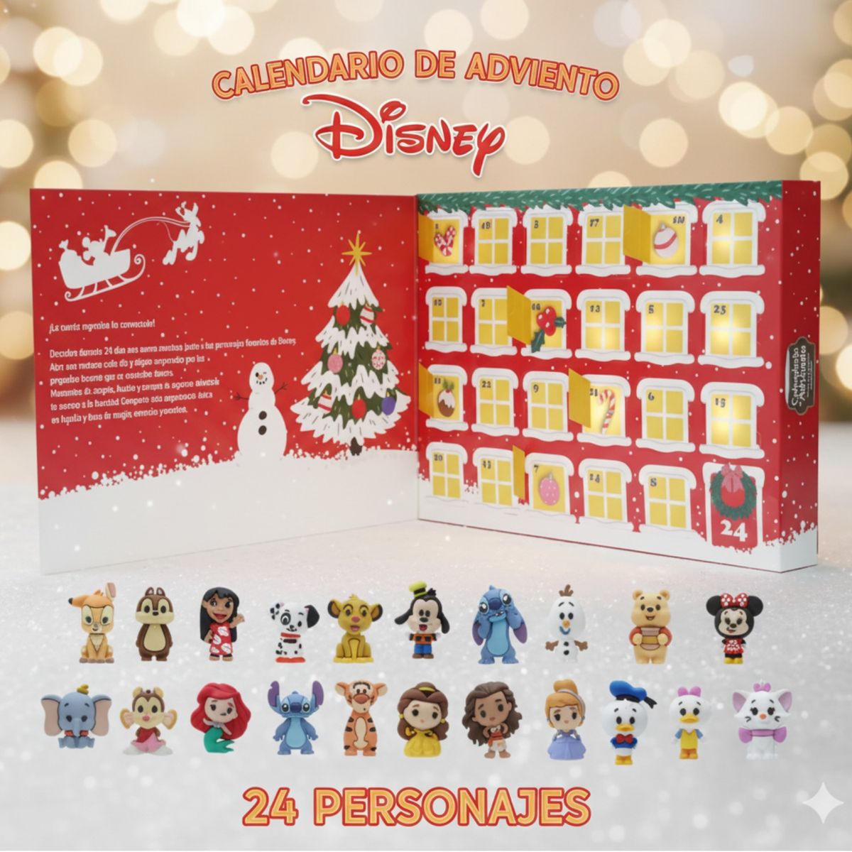 DISNEY - Calendario De Adviento 24 Piezas Disney