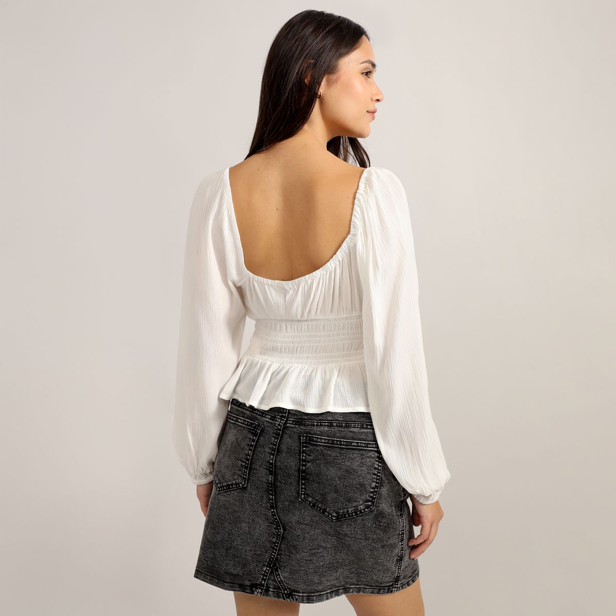 SYBILLA - Blusa Manga Larga Mujer Sybilla