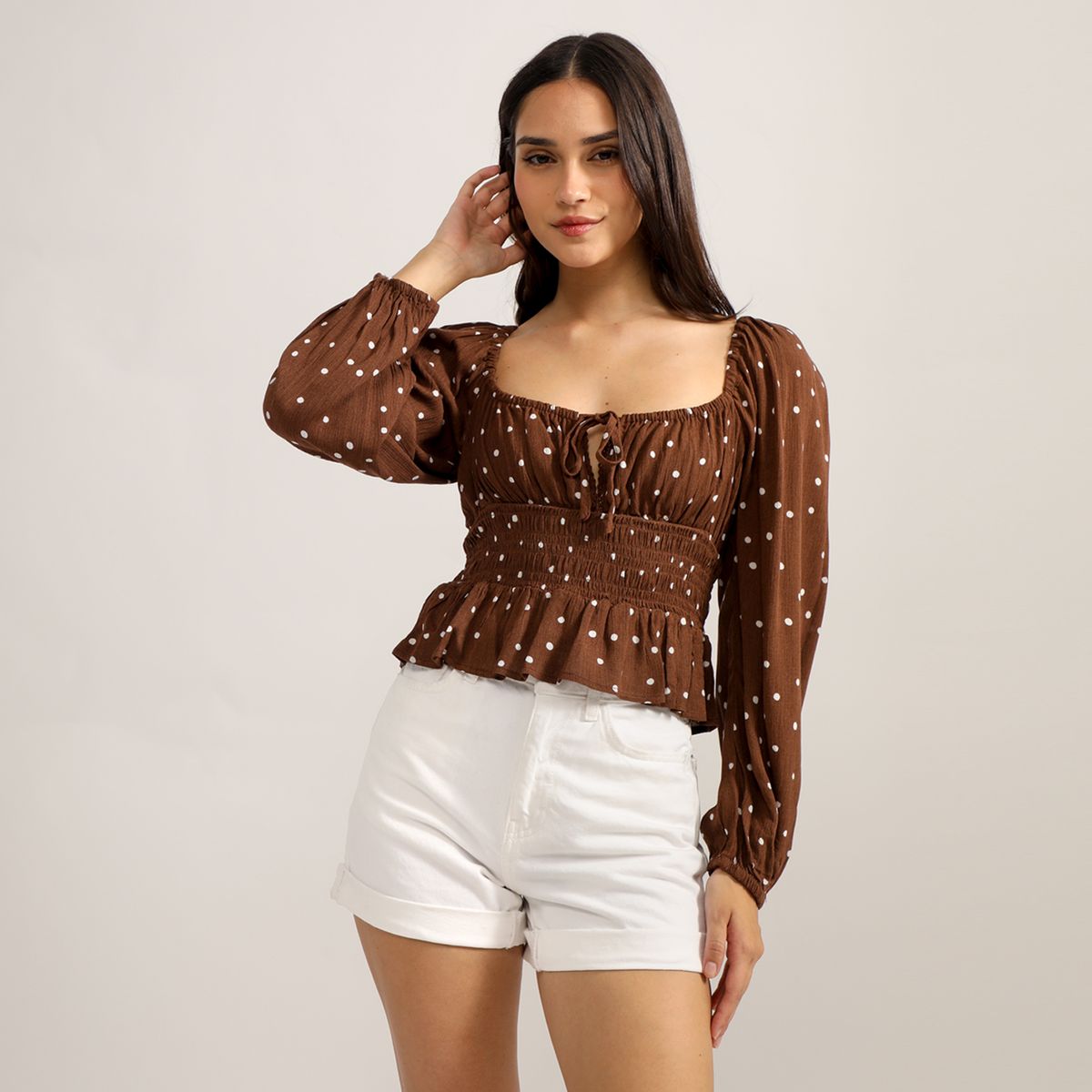 SYBILLA - Blusa Manga Larga Mujer Sybilla