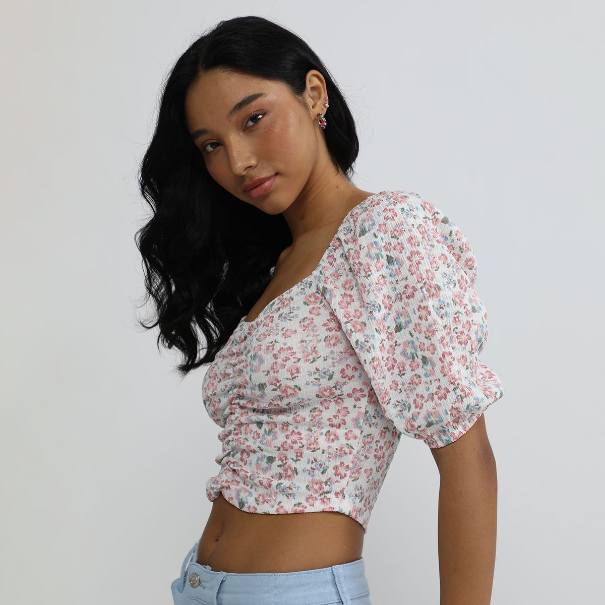 SYBILLA - Blusa Manga Corta Mujer Sybilla