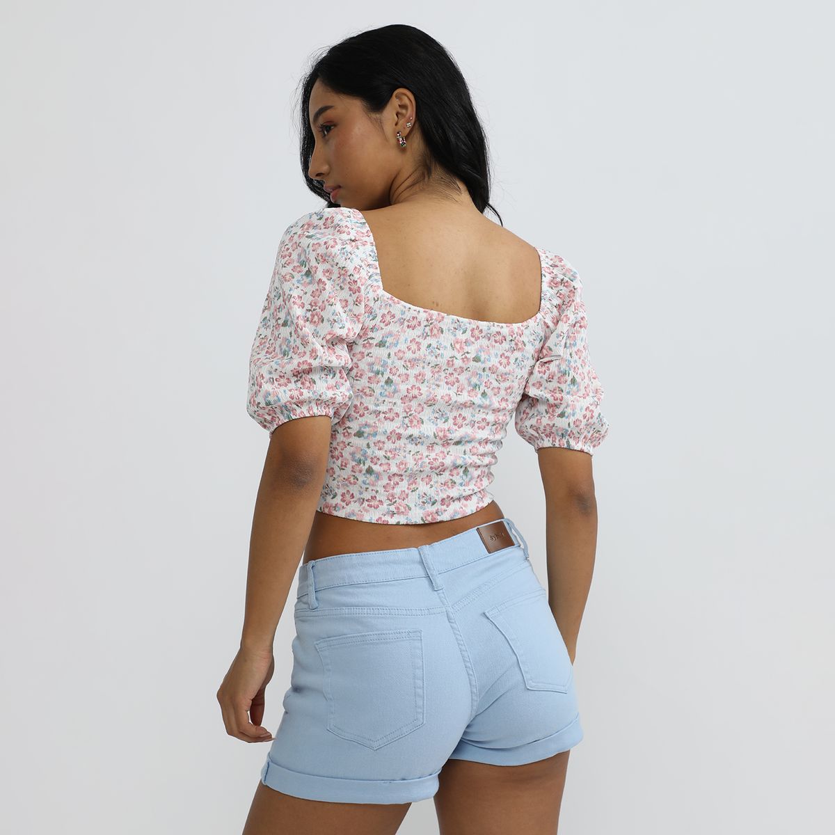 SYBILLA - Blusa Manga Corta Mujer Sybilla