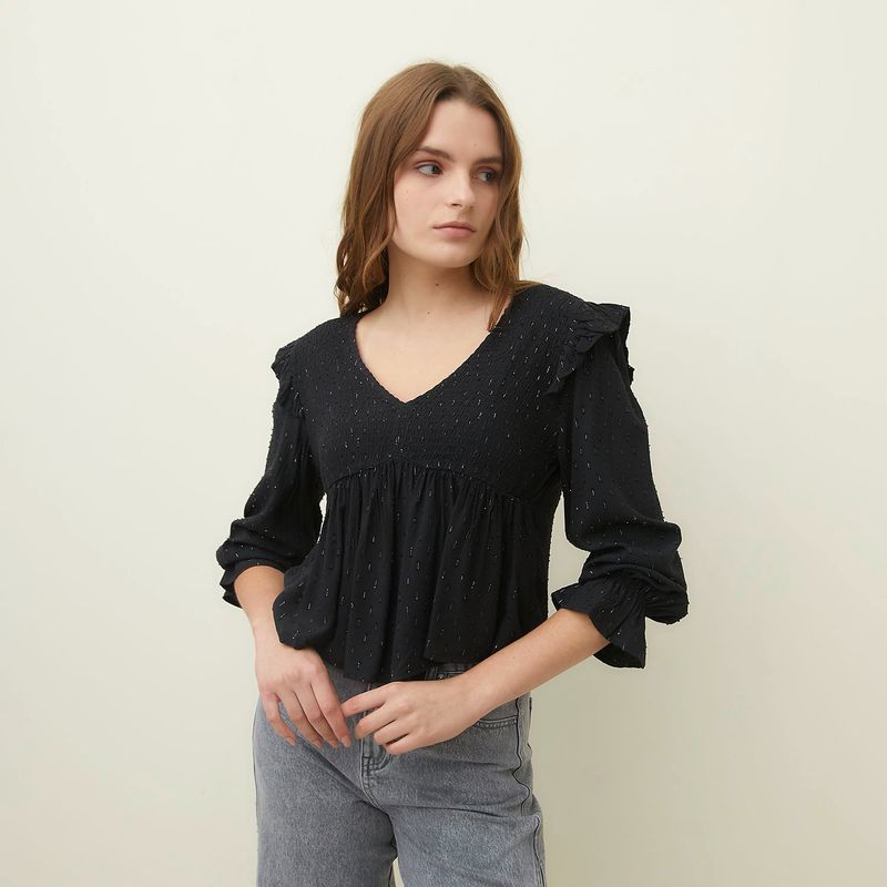 SYBILLA - Blusa Casual Mujer Sybilla