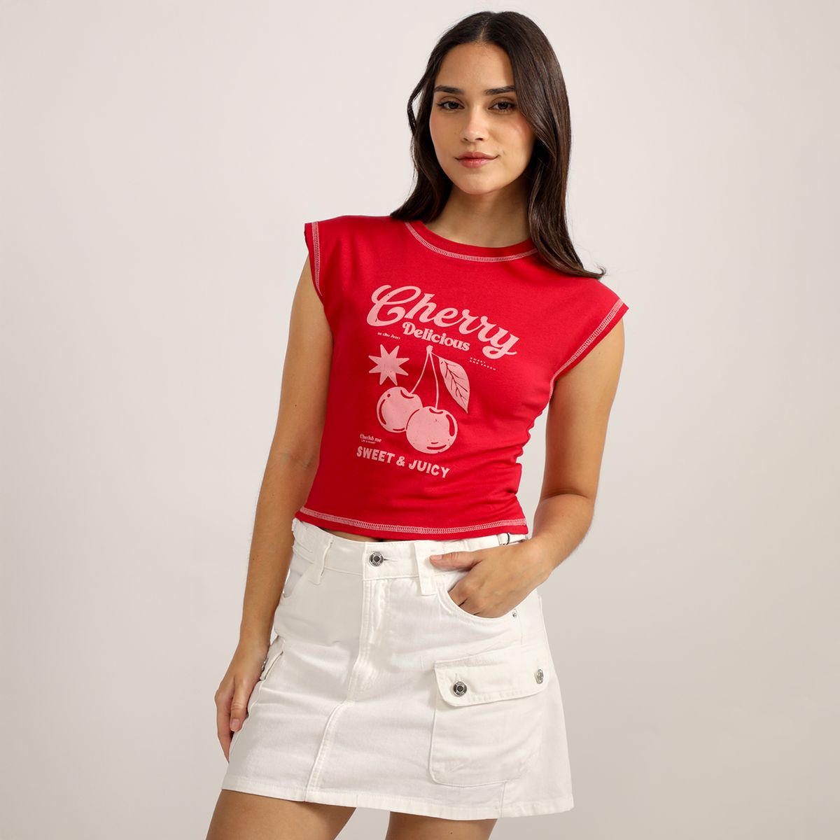 SYBILLA - Polo Manga Corta Mujer Sybilla