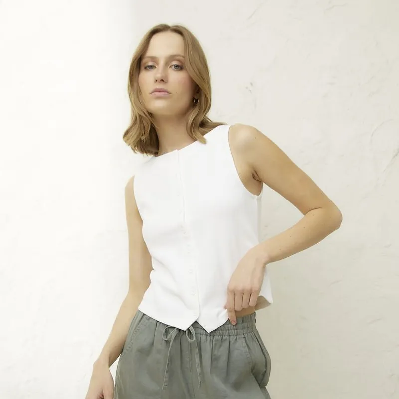 BASEMENT - Polo Manga Corta Mujer Basement