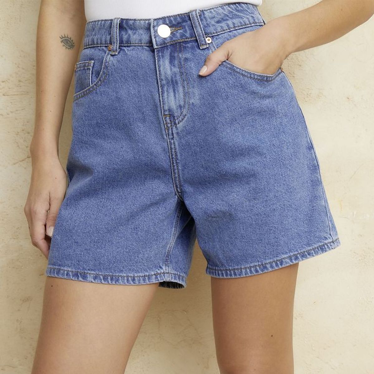 BASEMENT - Short Denim Mujer Basement