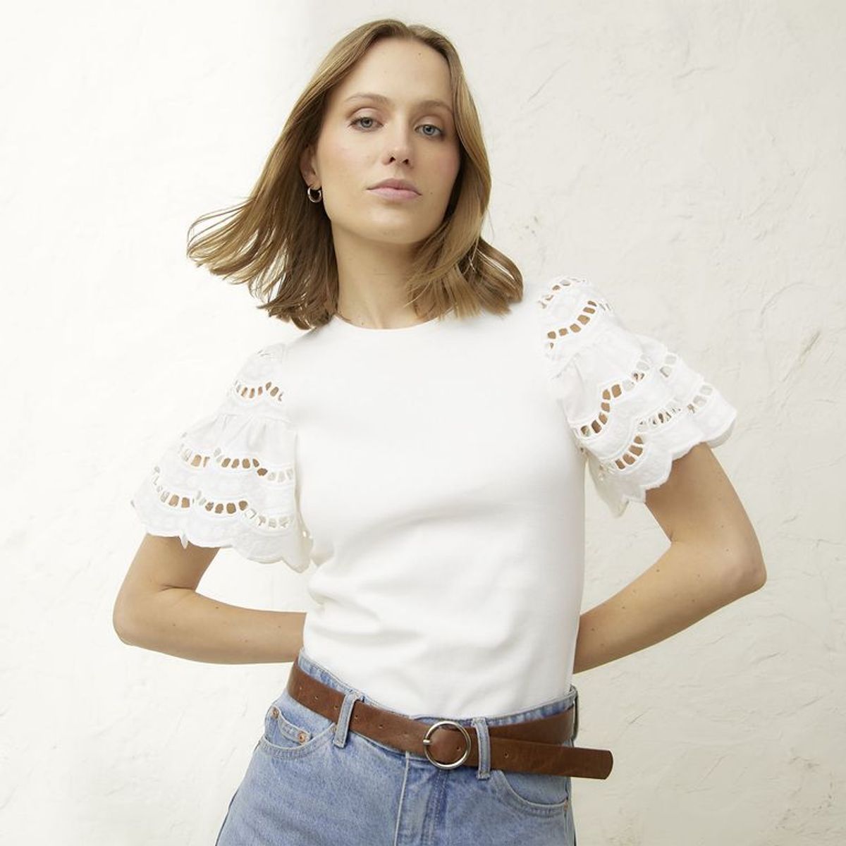 BASEMENT - Polo Manga Corta Mujer Basement