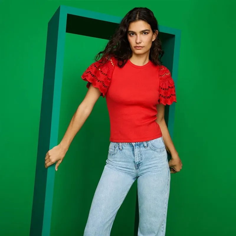 BASEMENT - Polo Manga Corta Mujer Basement