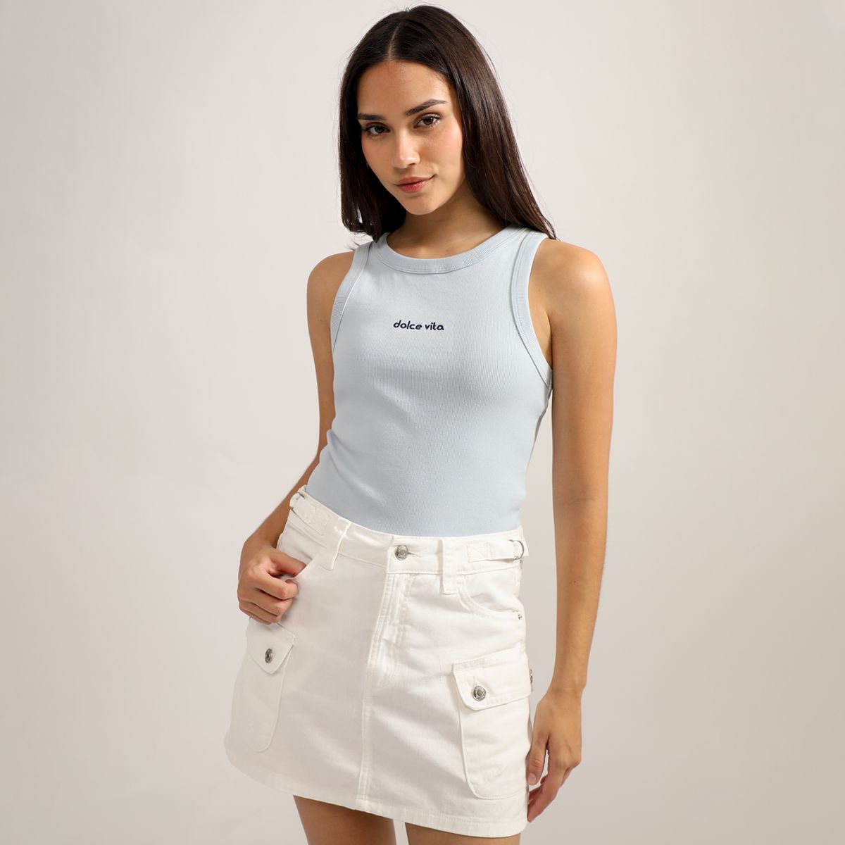 SYBILLA - Top Sin Mangas Mujer Sybilla