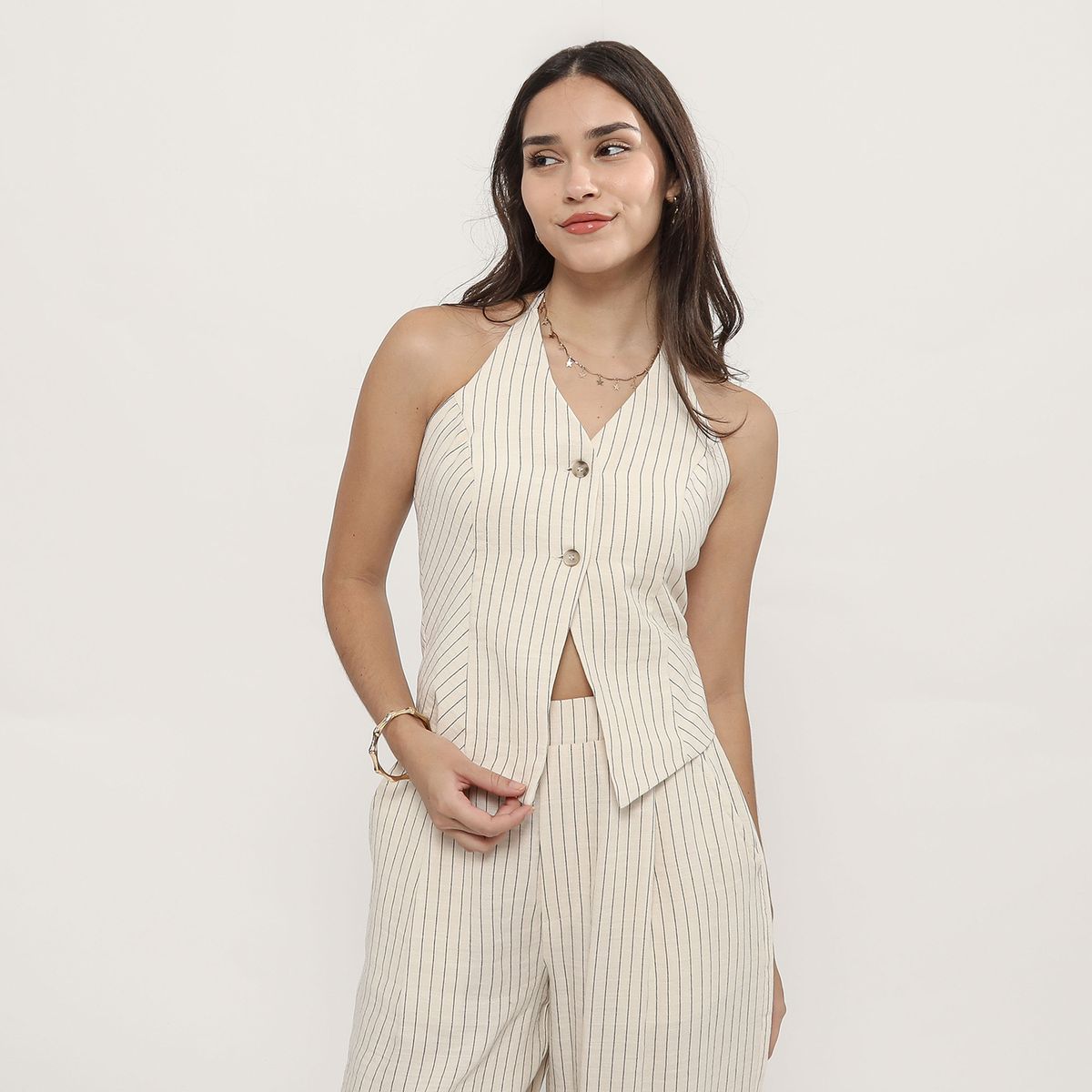 SYBILLA - Chaleco Halter Mujer Sybilla