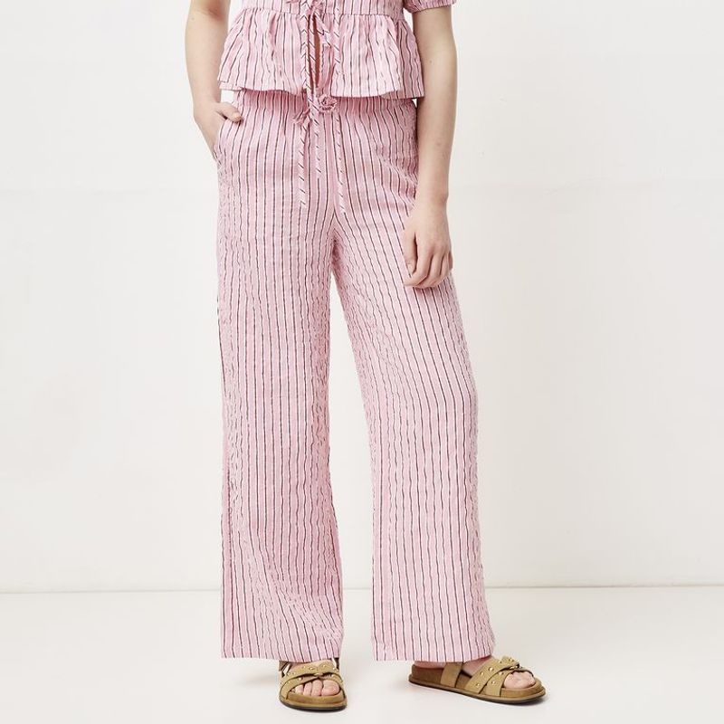 SYBILLA - Pantalón Fluido Tiro Alto Mujer Sybilla