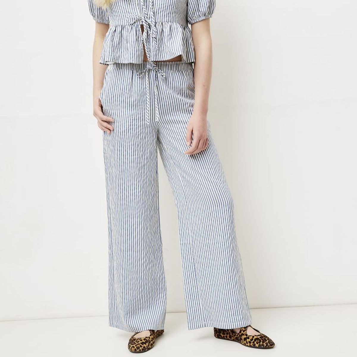 SYBILLA - Pantalón Fluido Tiro Alto Mujer Sybilla