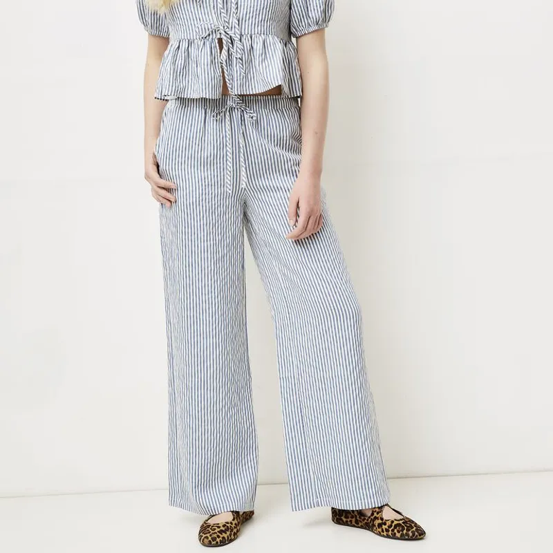 SYBILLA - Pantalón Fluido Tiro Alto Mujer Sybilla