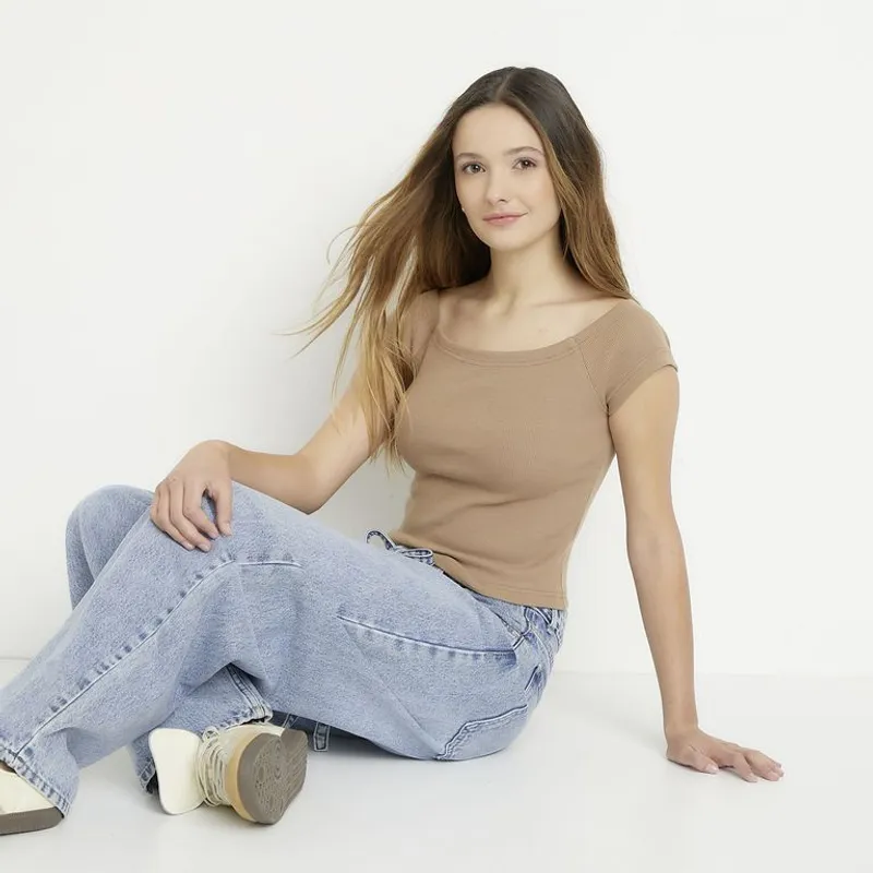 SYBILLA - Top Manga Corta Mujer Sybilla