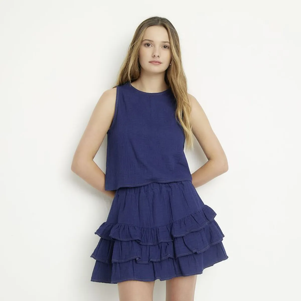 SYBILLA - Blusa Sin Mangas Mujer Sybilla