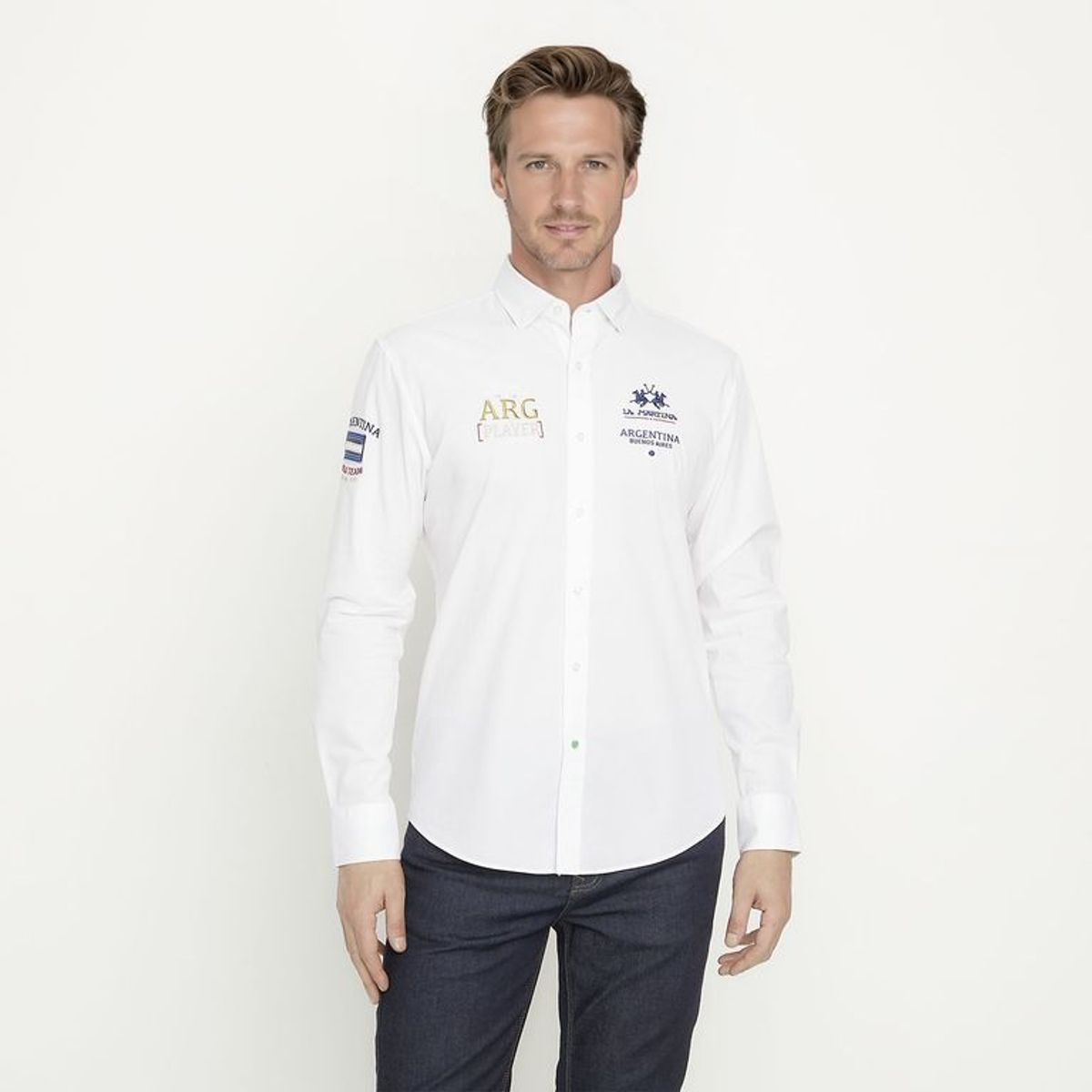 LA MARTINA - Camisa Algodón Casual Hombre La Martina