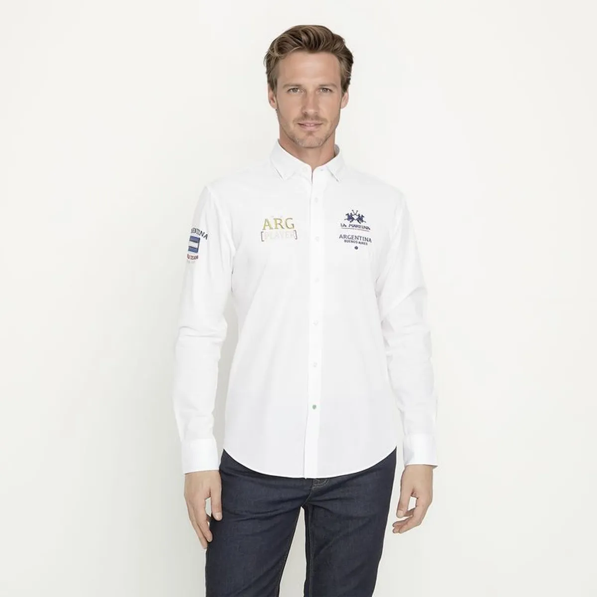 LA MARTINA - Camisa Algodón Casual Hombre La Martina