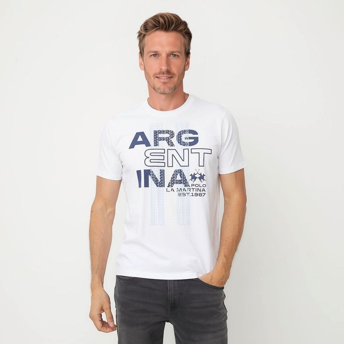 LA MARTINA - Polo Manga Corta 100% Algodón Hombre La Martina
