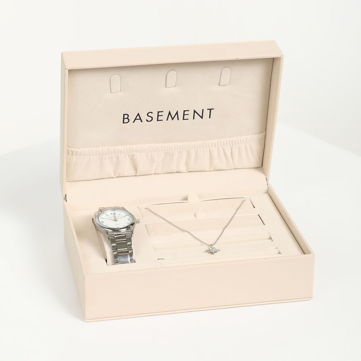 BASEMENT - Set Joyero Con Reloj Y Joya Mujer